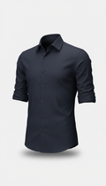 Navy Slim-Fit Urban Shirt