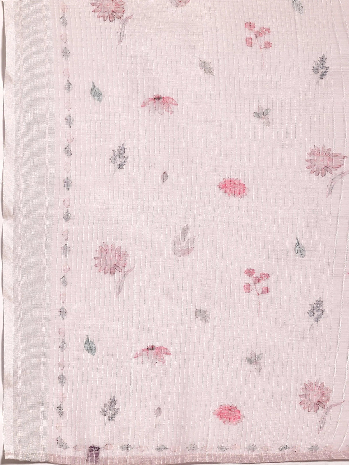 Libas Lilac Printed Cotton Straight Suit With Dupatta
