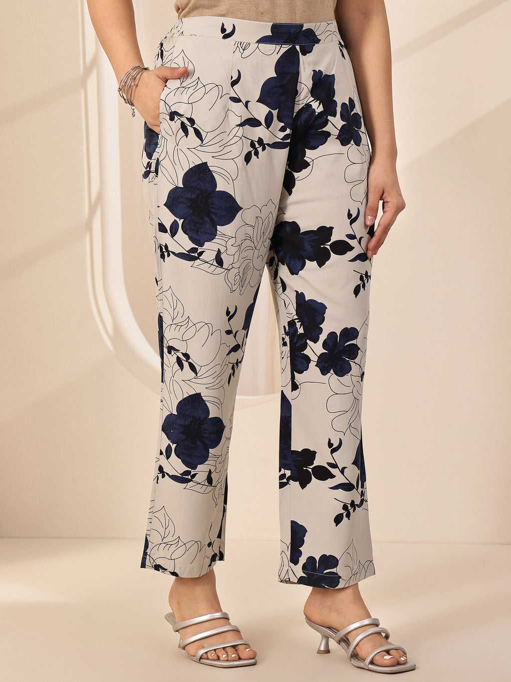 Libas Grey Printed Rayon Co-Ord Sets