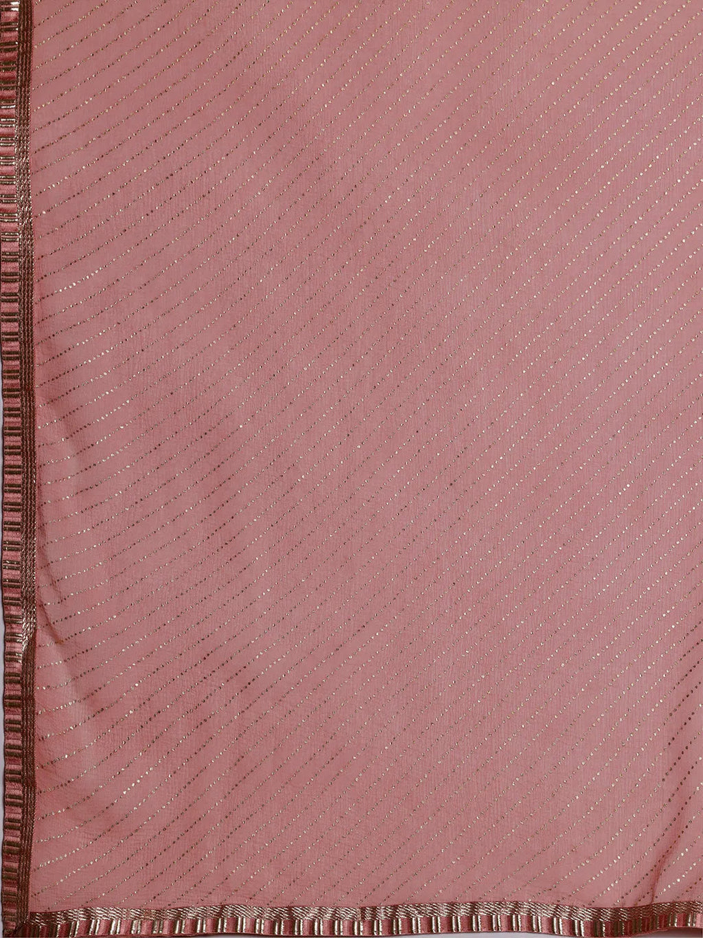 Gerua Peach Yoke Design Silk Blend Straight Suit With Dupatta