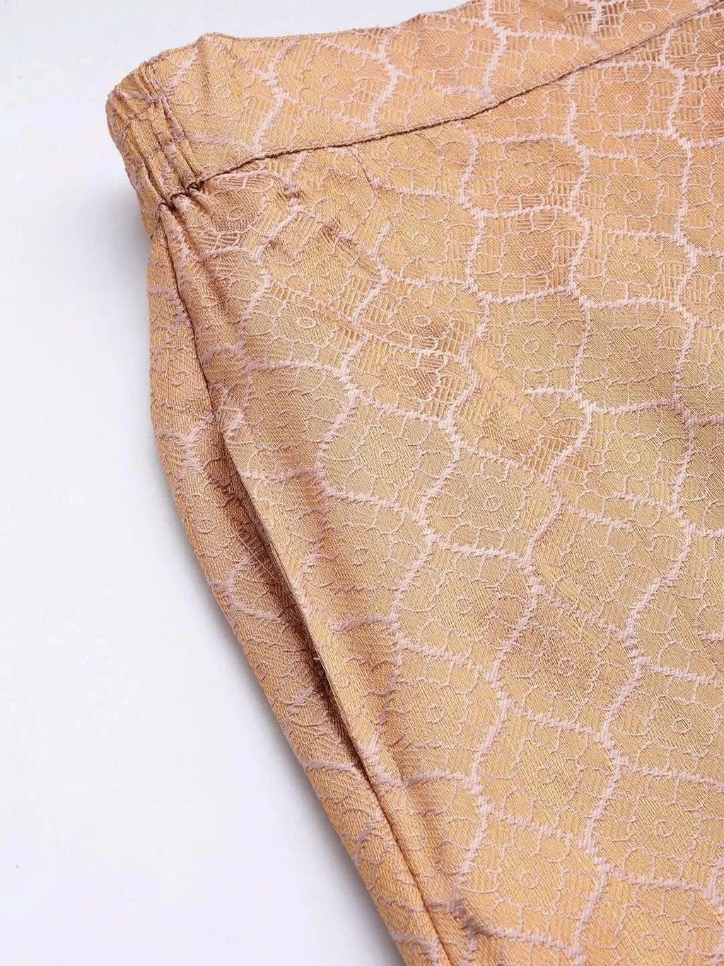 Gerua Pink Self Design Brocade Skirt